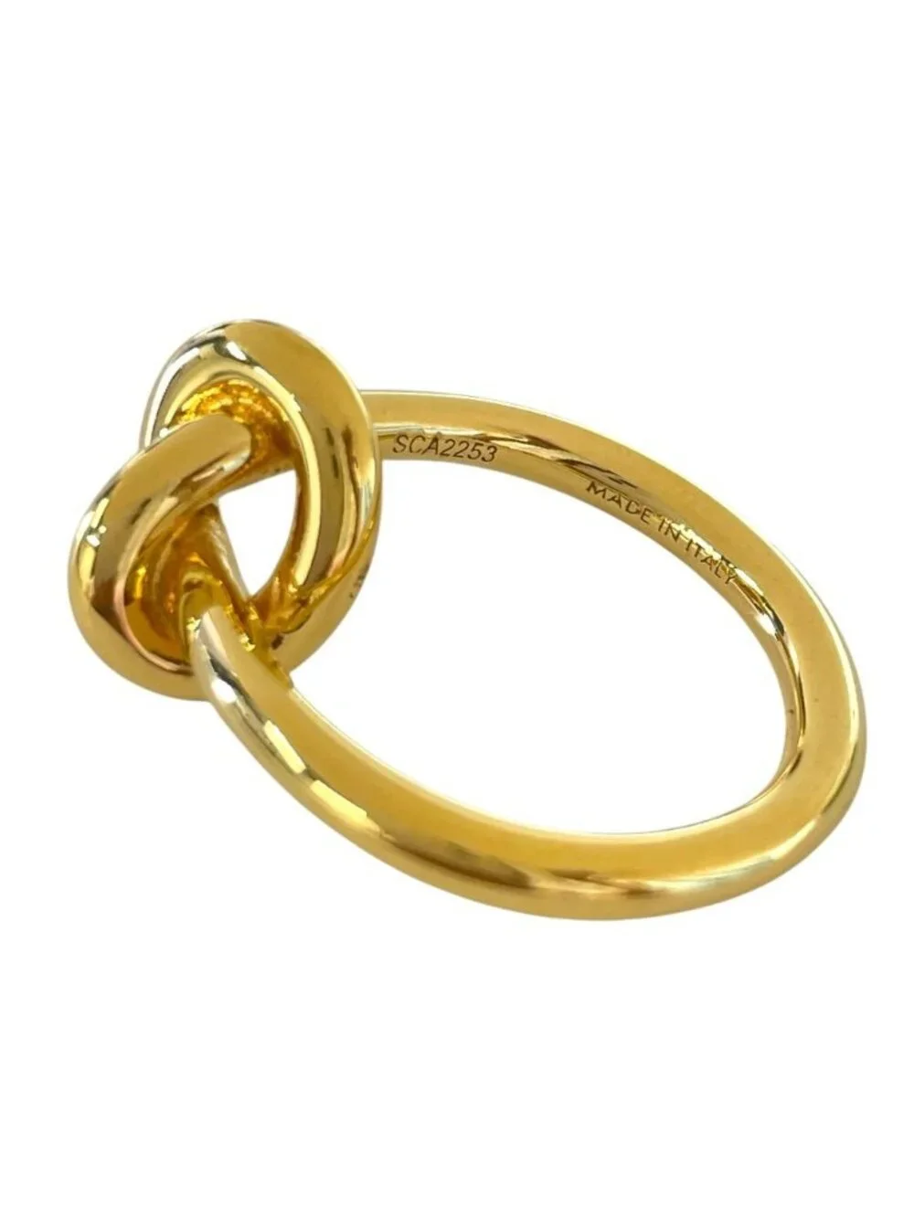 Celine Knot Ring Gold Plated